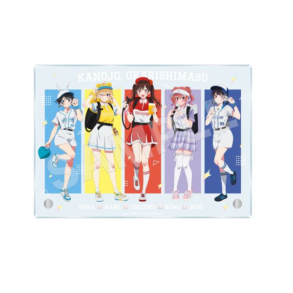 【4月予約】彼女、お借りします 東京ドームシティコラボver. アクリルボード -技- /01 集合 キャラグッズ 4582689110578