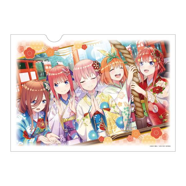 【2月予約】五等分の花嫁 五つ子ちゃんはパズルを五等分できない。 和紙ファイル /01 正月 キャラグッズ 4582689111735