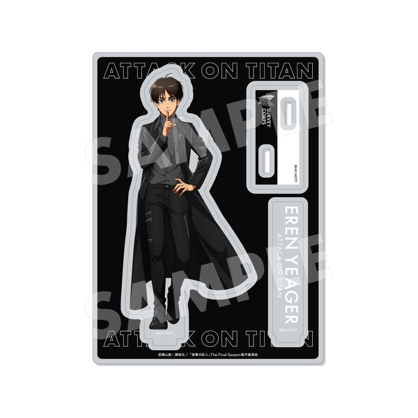 進撃の巨人 Black & White ver. アクリルスタンド /01 エレン(Black) (再販品)