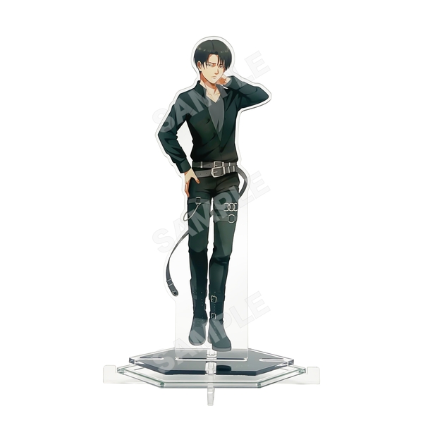 進撃の巨人 Black & White ver. アクリルスタンド(L) /02 リヴァイ(Black) (再販品)