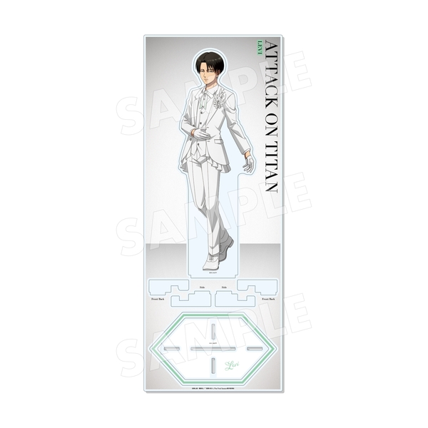 進撃の巨人 Black & White ver. アクリルスタンド(L) /04 リヴァイ(White) (再販品)