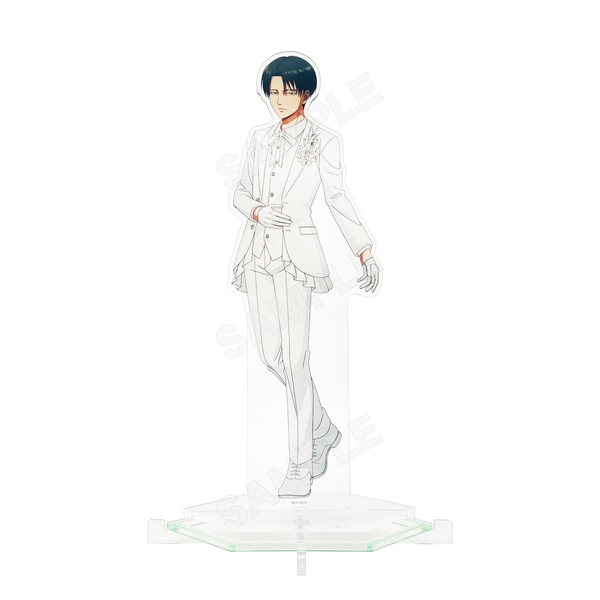 進撃の巨人 Black & White ver. アクリルスタンド(L) /04 リヴァイ(White) (再販品)