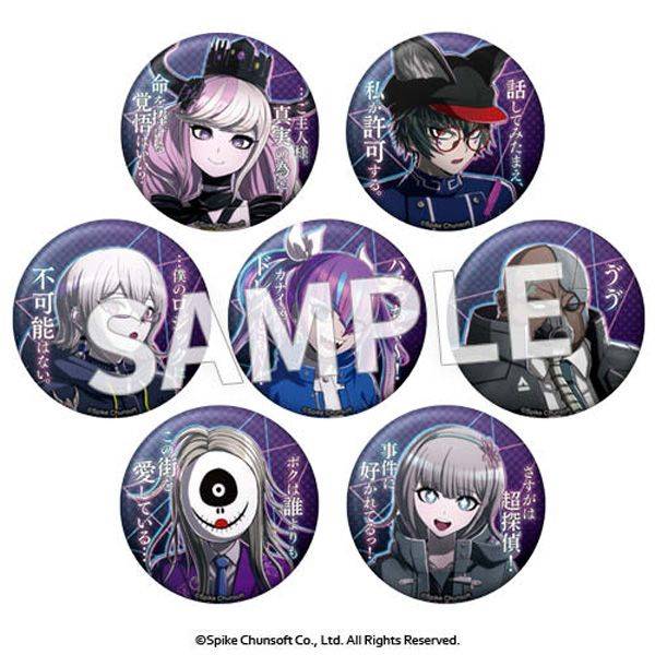 【7月予約】超探偵事件簿 レインコード セリフ缶バッジ vol.3 7個入BOX キャラグッズ 4582697486085