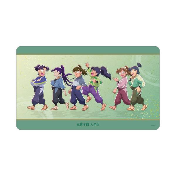 【6月予約】忍たま乱太郎 描き下ろし 六年生集合 みんなで歩むの段ver. マルチデスクマット キャラグッズ 4582711760542