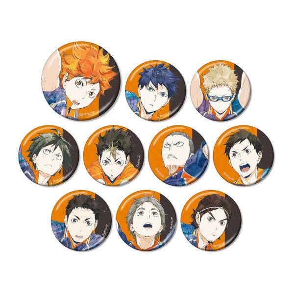 【5月予約】ハイキュー!! トレーディング Ani-Art 第3弾 メタリック缶バッジ 10個入BOX キャラグッズ 4582711761846