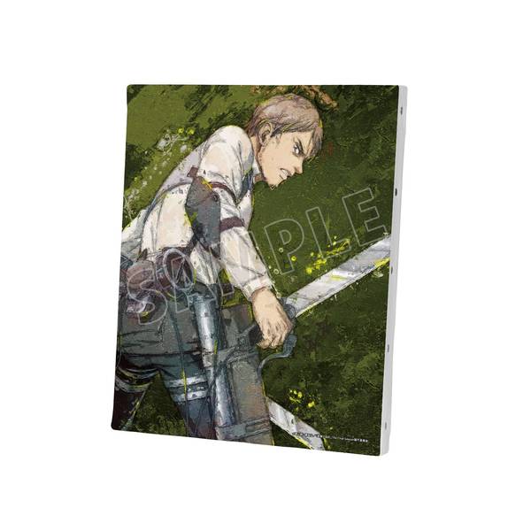 【5月予約】進撃の巨人描き下ろし ジャン 戦う背中ver.grunge CANVAS キャンバスボード キャラグッズ 4582711864073