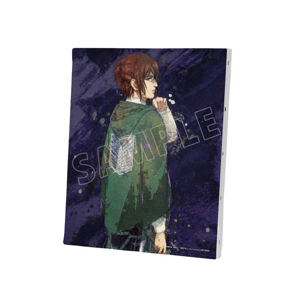 【5月予約】進撃の巨人描き下ろし ハンジ 戦う背中ver.grunge CANVAS キャンバスボード キャラグッズ 4582711864080