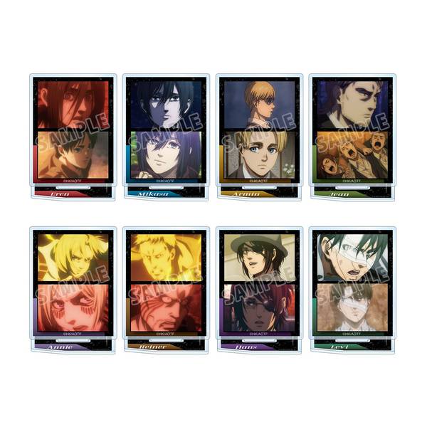 【5月予約】進撃の巨人トレーディング場面写アクリルスタンド 8個入BOX キャラグッズ 4582711864110