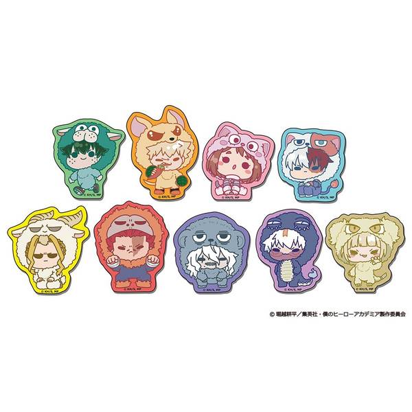 【10月予約】僕のヒーローアカデミア アニマルmochocho トレーディングステッカー[全9種] 9個入BOX キャラグッズ 4582721752292