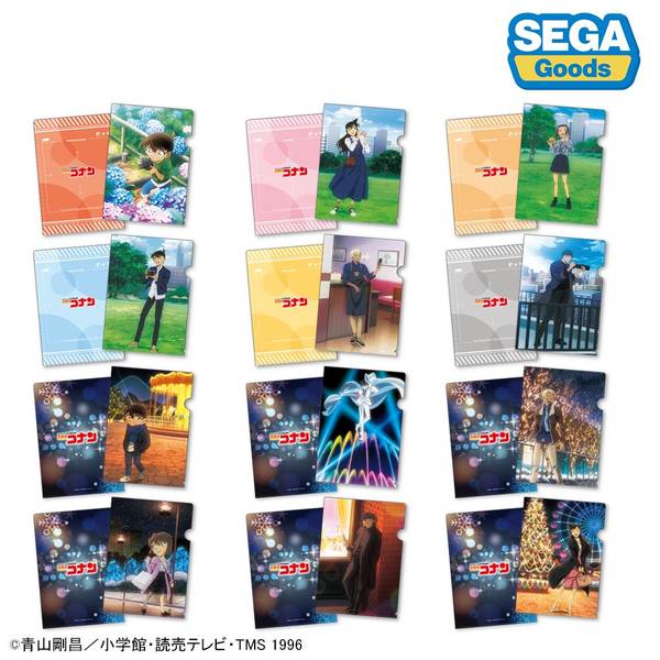 【8月予約】名探偵コナン ビジュアルアートクリアファイル Vol.4 @\500×12 単品JAN:4582733454009 キャラグッズ 4582733454016