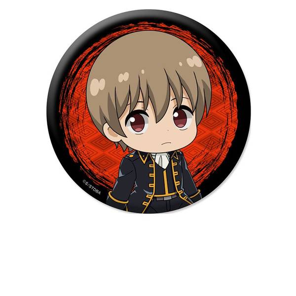 【4月予約】銀魂 ぺたん娘缶バッジ vol.2 沖田総悟 キャラグッズ 4582739096821