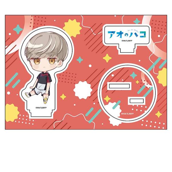 アオのハコ　コレクション缶バッジ　第1弾　鹿野千夏　蝶野雛　遊佐柊仁　針生健吾 アオのハコ 推しキャラバッジコレクション／蝶野雛: キャラ