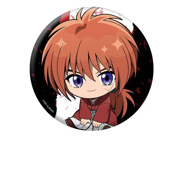 【8月予約】TVアニメ「るろうに剣心 －明治剣客浪漫譚－ 京都動乱」 ぺたん娘缶バッジ 緋村剣心 キャラグッズ 4582739099730