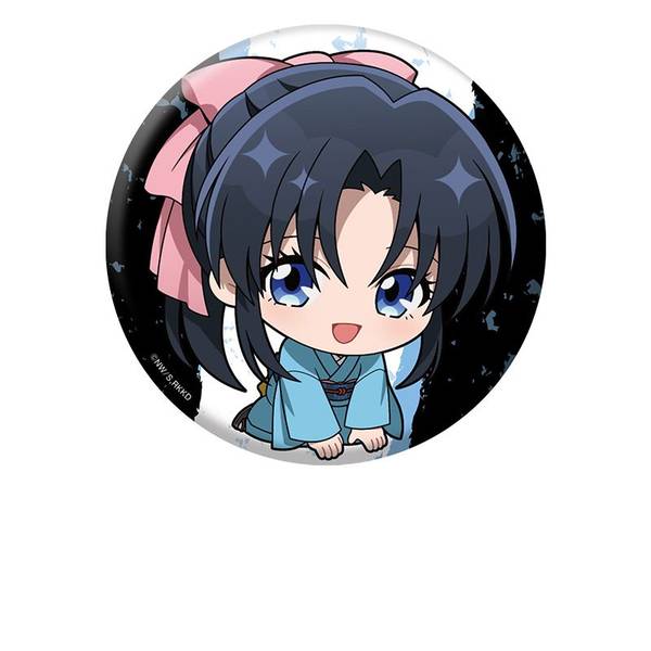 【8月予約】TVアニメ「るろうに剣心 －明治剣客浪漫譚－ 京都動乱」 ぺたん娘缶バッジ 神谷薫 キャラグッズ 4582739099747
