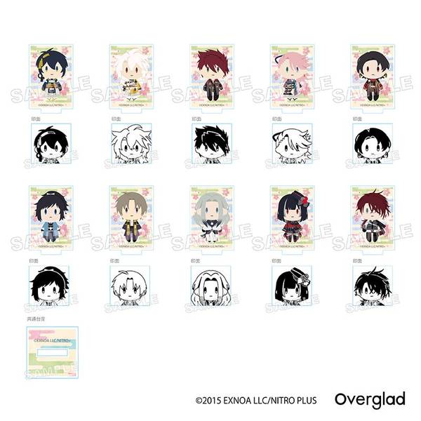 刀剣乱舞ONLINE トレーディングアクリルフィギュアスタンプ 御伴