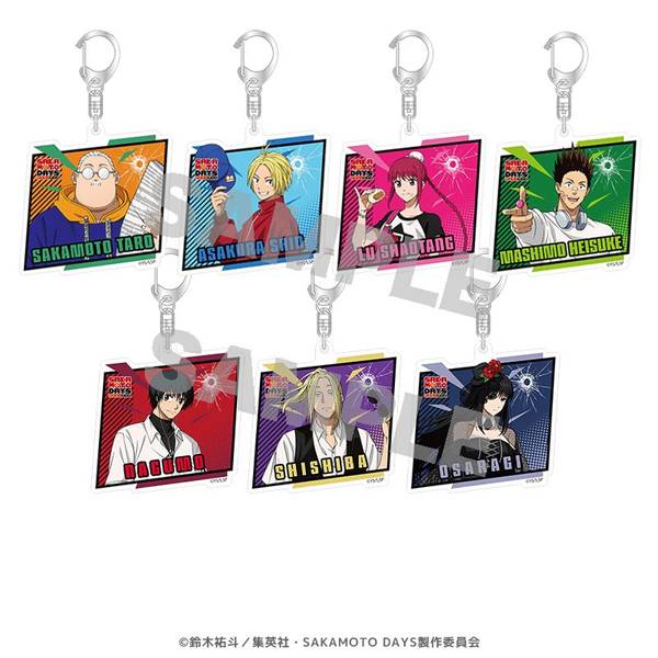 【6月予約】SAKAMOTO DAYS アクリルキーホルダー（全7種セット） @\700×7 ※単品JAN：4582743899395 キャラグッズ 4582743899401