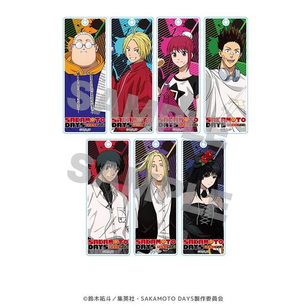 【6月予約】SAKAMOTO DAYS ラメスティックキーホルダー（全7種セット） @\700×7 ※単品JAN：4582743899418 キャラグッズ 4582743899425
