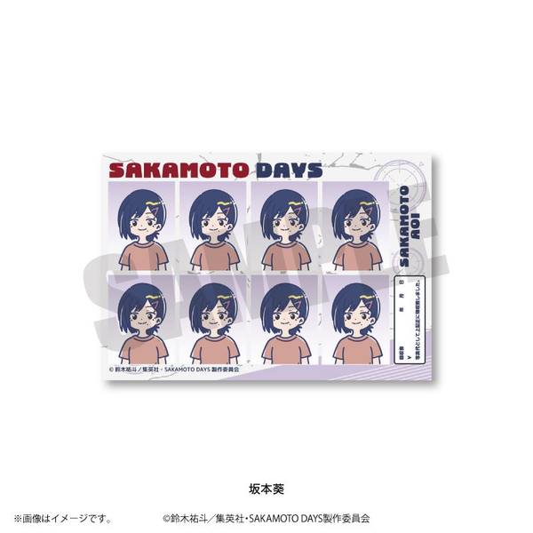 【2月予約】TVアニメ『SAKAMOTO DAYS』 れとぽぷ 証明写真風ステッカー(全10種) 坂本葵 キャラグッズ 4582772643501