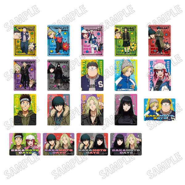 【5月予約】SAKAMOTO DAYS描き下ろしクリアカードコレクション【JF25】 19個入BOX キャラグッズ 4582777538635