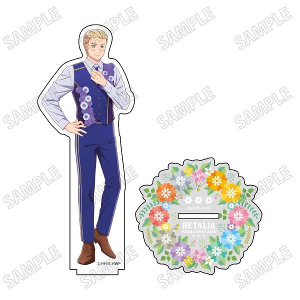 【4月予約】ヘタリア World★Stars描き下ろしBIGアクリルスタンド【フラワーパレードver.】(2)ドイツ キャラグッズ 4582777539861