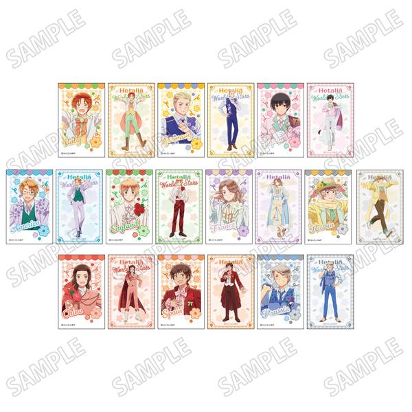 【4月予約】ヘタリア World★Stars描き下ろしミニフォトカードコレクション【フラワーパレードver.】 10個入BOX キャラグッズ 4582777540027