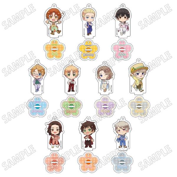 【4月予約】ヘタリア World★Starsミニキャラアクリルキーホルダーコレクション【フラワーパレードver.】 10個入BOX キャラグッズ 4582777540102