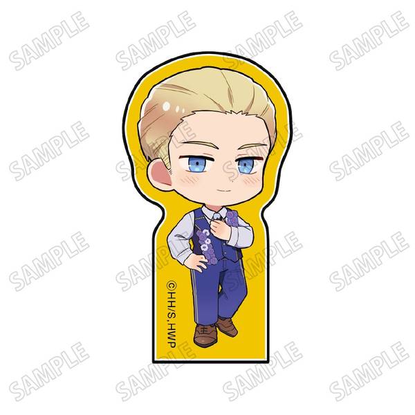 【4月予約】ヘタリア World★Starsミニキャラアクリルブロック【フラワーパレードver.】(2)ドイツ キャラグッズ 4582777540157