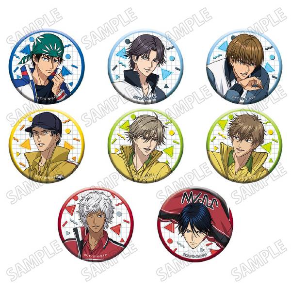 【5月予約】新テニスの王子様描き下ろし缶バッジコレクション【冬のトレーニングver.】 8個入BOX キャラグッズ 4582777543950