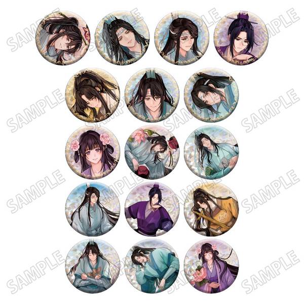 【4月予約】大河幻想ラジオドラマ「魔道祖師」描き下ろし缶バッジコレクション【幻夢ver.】 16個入BOX キャラグッズ 4582777545930