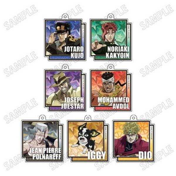 【5月予約】ジョジョの奇妙な冒険 スターダストクルセイダース描き下ろしアクリルキーホルダーコレクション【JF25】 7個入BOX キャラグッズ 4582777549914