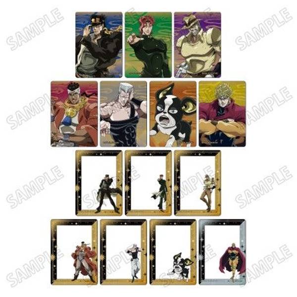 【5月予約】ジョジョの奇妙な冒険 スターダストクルセイダース描き下ろしクリアカードコレクション【JF25】 7個入BOX キャラグッズ 4582777549990