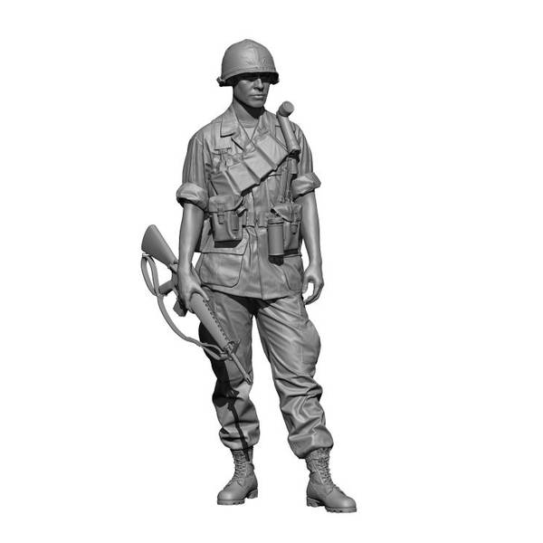 【9月予約】H3 Models 1/16 現用 アメリカ ベトナム戦争の軍曹 スケールモデル HS16100
