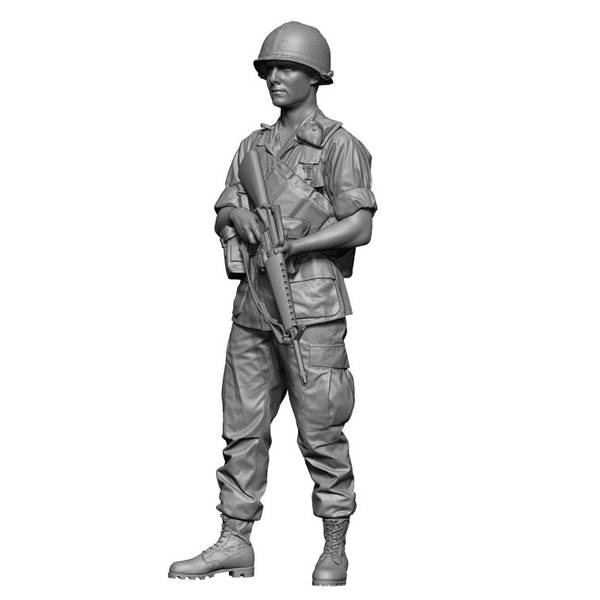 9月予約】H3 Models 1/24 現用 アメリカ ベトナム戦争のライフル