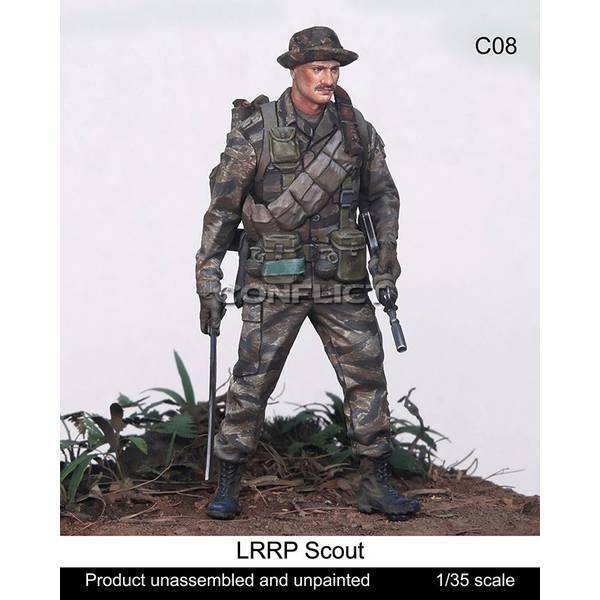 【4月予約】コンフリクト・ミニチュアズ 1/35 現用 アメリカ 特殊長距離偵察パトロール(LRRP)の斥候 スケールモデル CM-C08