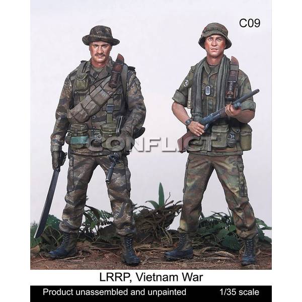 【4月予約】コンフリクト・ミニチュアズ 1/35 現用 アメリカ 特殊長距離偵察パトロール(LRRP)セット ベトナム戦争(2体入) スケールモデル CM-C09