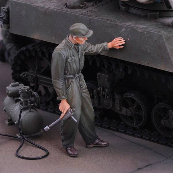 【3月予約】ロイヤルモデル 1/48 WWII アメリカ陸軍整備兵 スケールモデル RM1111