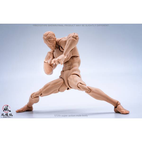 6月予約】WIND TOYS 1/12 超可動フィギュア男性素体 ノーマル