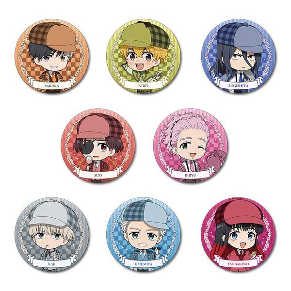 【4月予約】WIND BREAKER ぷちちょこトレーディング缶バッジ 探偵ver. 8個入BOX キャラグッズ 4589830088656