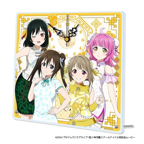 【5月予約】ラブライブ！虹ヶ咲学園スクールアイドル同好会 アクリル置時計[1年生] キャラグッズ 4589830090147