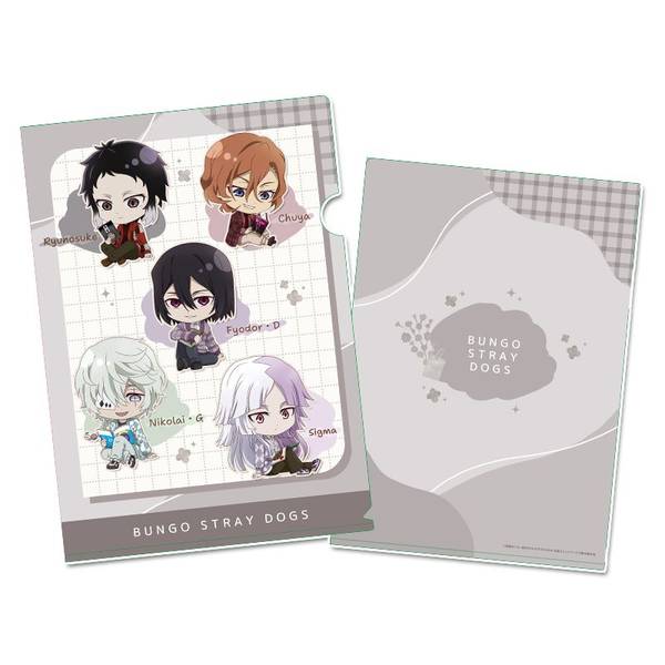 【4月予約】文豪ストレイドッグス ぷちちょこクリアファイル[B]読書ver. キャラグッズ 4589830091373