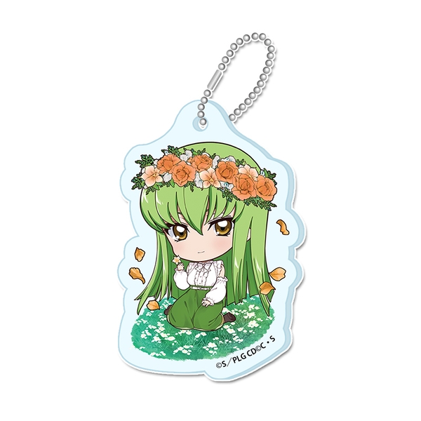 コードギアス 反逆のルルーシュ ぷちちょこミニアクリルキーホルダー[C.C.(B)]Flower Collection