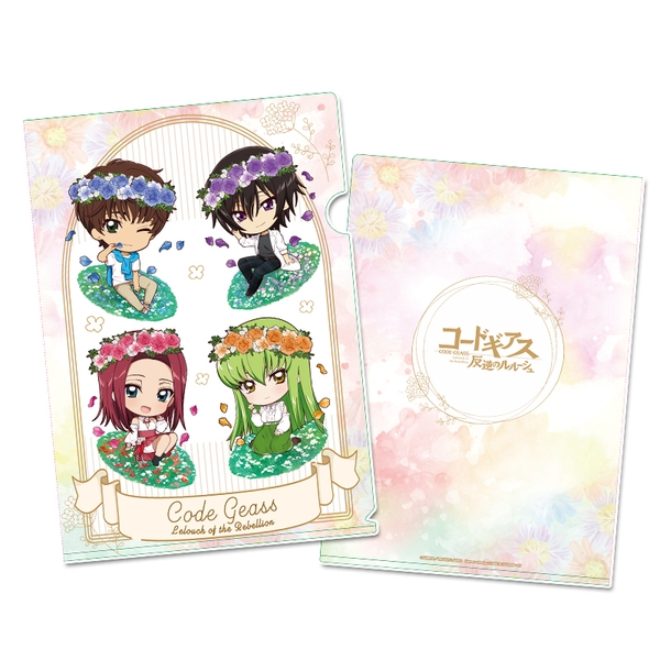 コードギアス 反逆のルルーシュ ぷちちょこクリアファイル[B]Flower Collection