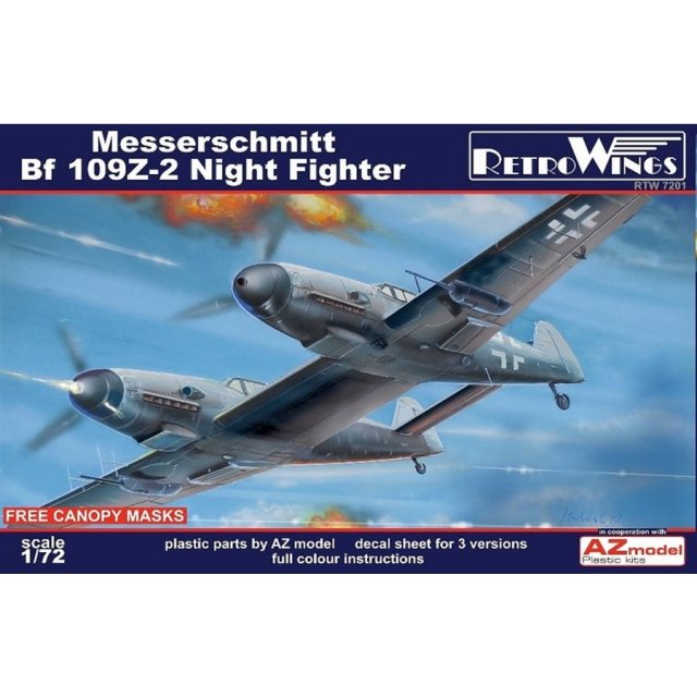 レトロウィングス 1/72 メッサーシュミット Bf109Z-2 試作双発