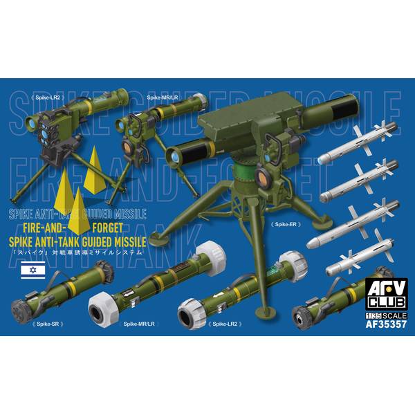 AFVクラブ 1/35 スパイク 対戦車誘導ミサイルシステム 模型用グッズ FV35357