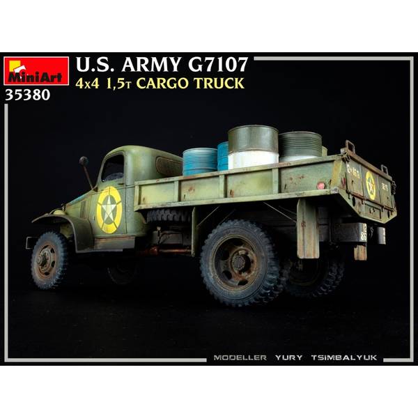 ミニアート 1/35 アメリカ軍 G7107 4X4 1.5t カーゴトラック