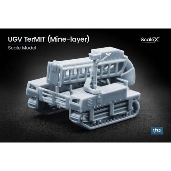 【3月予約】スケールX 1/72 多用途無人車両 "テルミット" 地雷敷設車両 (2個入) スケールモデル SCXVG72008
