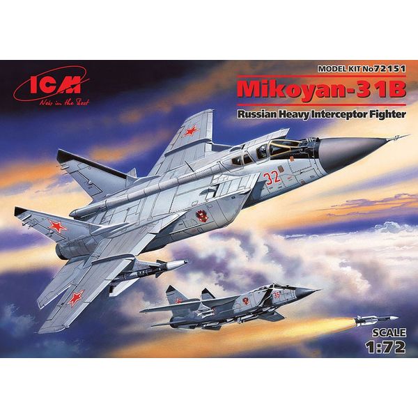ICM 1/72 MiG-31B フォックスハウンド スケールモデル 72151