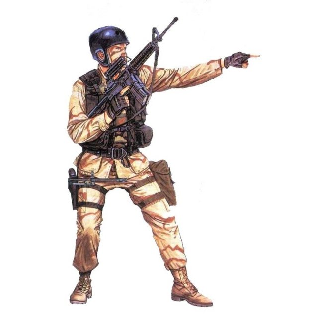 ICM 1/16 デルタ フォース 隊員(モガディシュ 1993) スケールプラモデル 16103