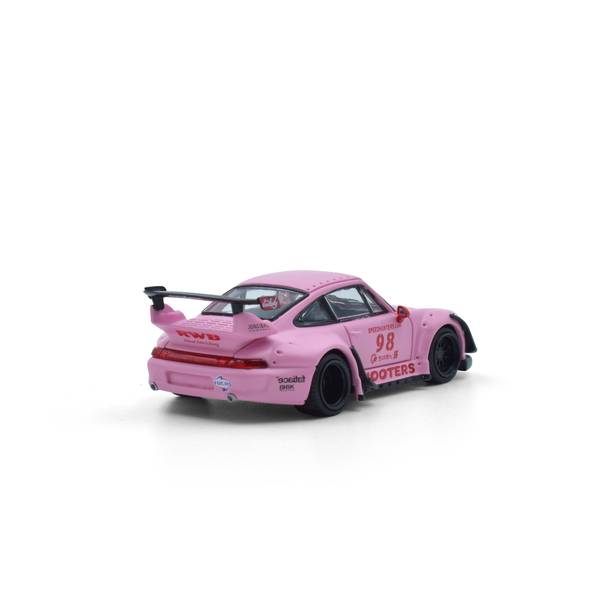 Tarmac RWB 993 ピンクミニカー 4月予約】MODEL MODEL 1/64 ポルシェ RWB 993 Hooters マットピンク 98