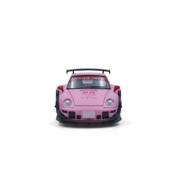 4月予約】MODEL MODEL 1/64 ポルシェ RWB 993 Hooters マットピンク 98